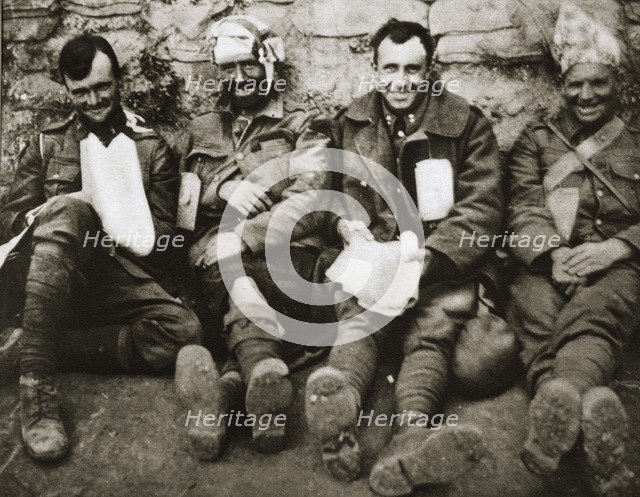 'It's a Long Way to Tipperary', Irish troops at Gallipoli, Turkey, World War I, c1915-c1916. Artist: Unknown