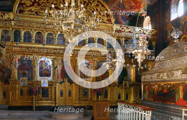 Monastery church of Agios Gerasimos, Kefalonia, Greece.