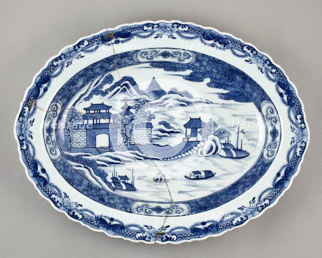 Meat dish or stand for a tureen, 1800-1899. Creator: Unknown.