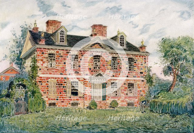 Cliveden, Germantown, Pennsylvania, USA, c18th century (1921).Artist: James Preston