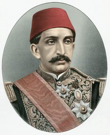 Abdul Hamid II (1842-1918), last Sultan of Turkey, c1880. Artist: Unknown