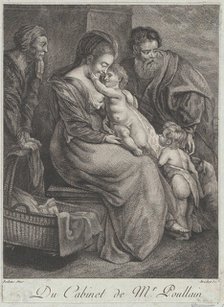 The Holy Family with Saint Elizabeth and Saint John the Baptist, ca. 1780. Creator: François-R.-F. Brichet.