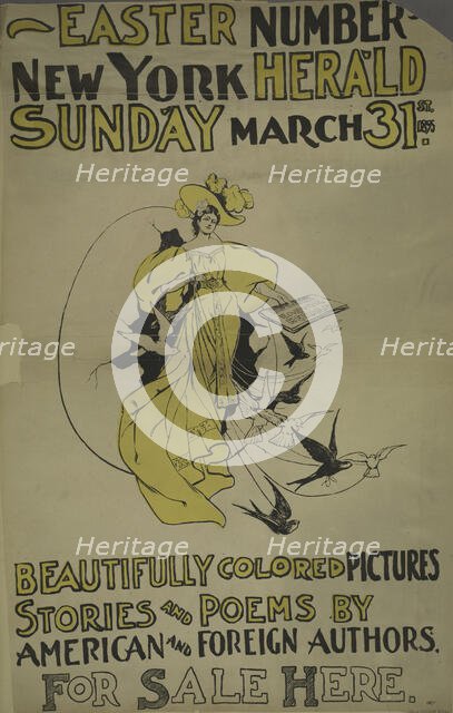 Easter number New York herald Sunday March 31st 1895, c1893 - 1897. Creator: Unknown.
