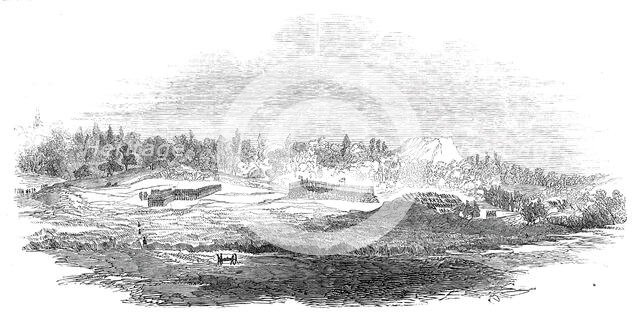 The recent conflict at New Zealand - from a sketch by a correspondent, 1845. Creator: Unknown.
