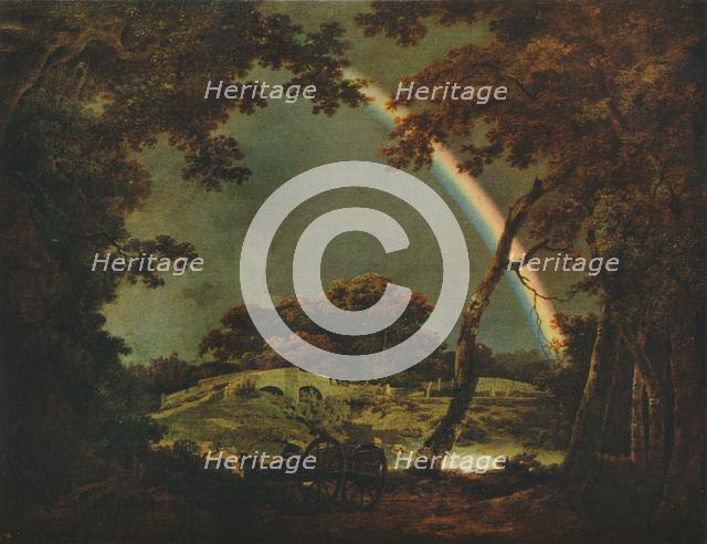 'Landscape with a Rainbow Effect', 1794, (1930). Creator: Joseph Wright of Derby.