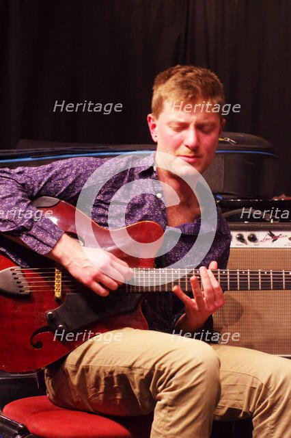 Tom Ollendorf, Ari Hoenig Trio, Verdict Jazz Club, Brghton, East Sussex, 6th Oct. 2021. Creator: Brian O'Connor.