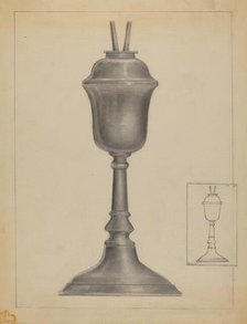 Lamp, c. 1936. Creator: George Nelson.