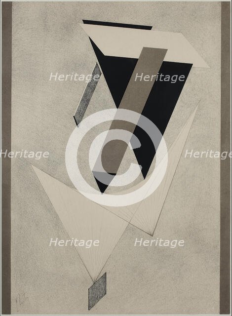 Proun. Kestnermappe, 1923. Creator: Lissitzky, El (1890-1941).