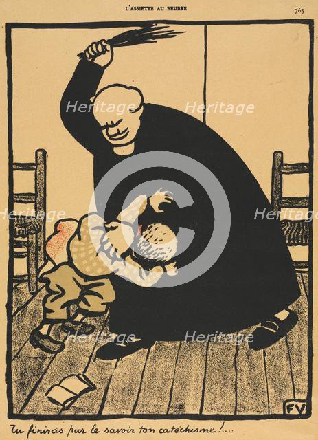 Crimes and Punishments VIII, 765: Youll learn..., 1869. Creator: Félix Vallotton (French, 1865-1925).