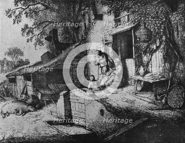 'A Woman Spinning', 1652. Artist: Adriaen van Ostade.