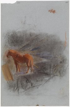 Working Horse, study, c1900. Creator: Magnus Enckell.