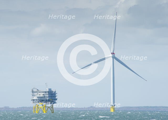 Westermost Rough Wind Farm, 2015. Creator: Alun Bull.