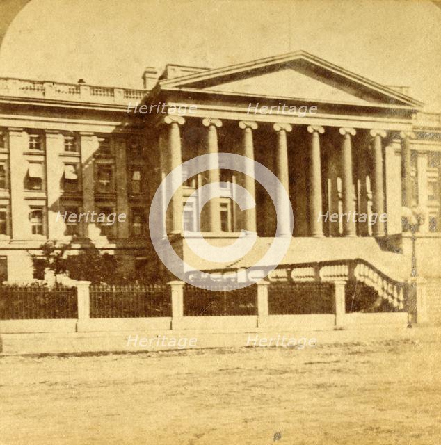 'Treasury Department, Washington, D.C.', c1880s.  Creator: Unknown.