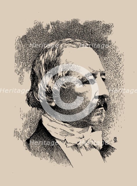 Portrait of the author Zacharias Topelius (1818-1898). Creator: Anonymous.