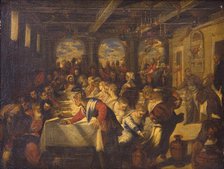 The Wedding Feast at Cana, Early 17th century. Creator: Rottenhammer, Johann (Hans), the Elder (1564-1625).