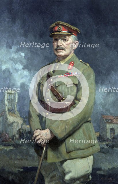 Portrait of Major-General Sir Andrew Russell, 1937. Creator: Archibald Frank Nicoll.