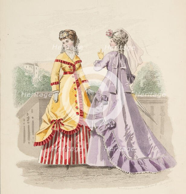 Bow-Bells, Paris Fashions, 1868. Creator: Unknown.