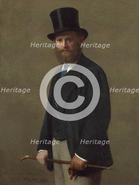 Édouard Manet, 1867. Creator: Henri Fantin-Latour.