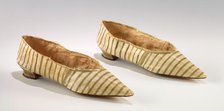 Slippers, British, 1795-1810. Creator: J. Staton.