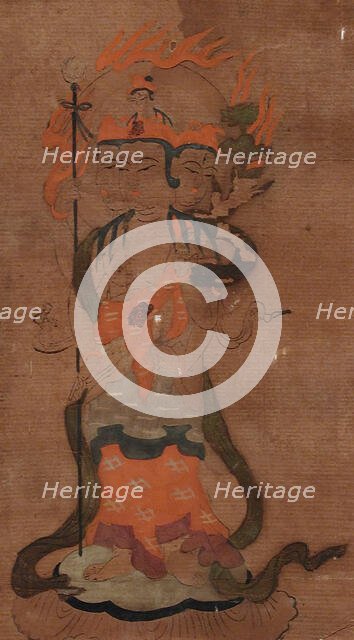 Buddhist Deity Bonten, 19th century. Creator: Unknown.