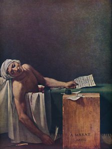 'Marat assassiné', (The Death of Marat), 1793, (1937). Creator: Jacques-Louis David.