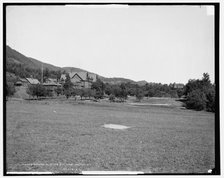 Grounds at Silver Bay Hotel, Lake George, N.Y., c1905. Creator: Unknown.