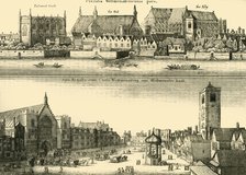 'Two Views of Westminster', (1881). Creator: Unknown.