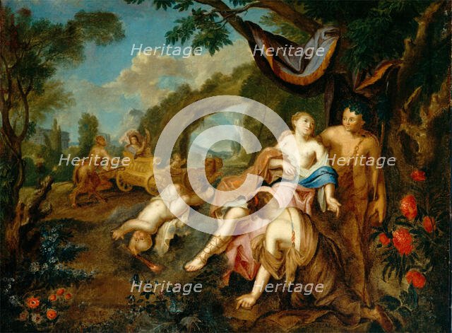 Bacchus and Ariadne, between 1720 and 1730. Creator: Gustavus Hesselius.