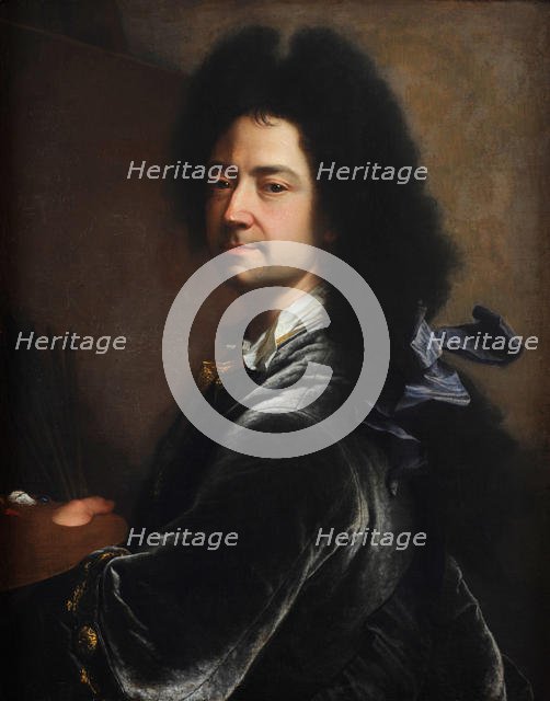 Self-Portrait, 1727. Creator: Rigaud, Hyacinthe François Honoré (1659-1743).