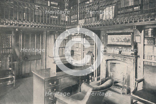 'Sir Walter Scott's Study, Abbotsford', 1904. Artist: George Washington Wilson.