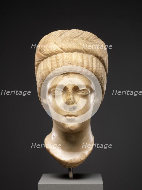 Head, Possibly of Empress Flaccilla, Byzantine, ca. 380-390. Creator: Unknown.