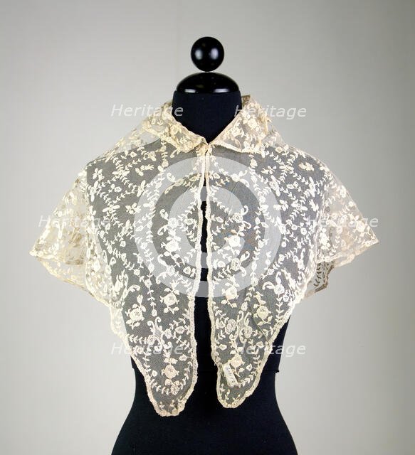 Pelerine, Irish, third quarter 19th century. Creator: Unknown.