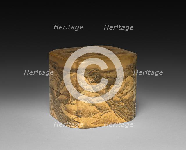 Covered Box, late 1800s. Creator: Unknown.