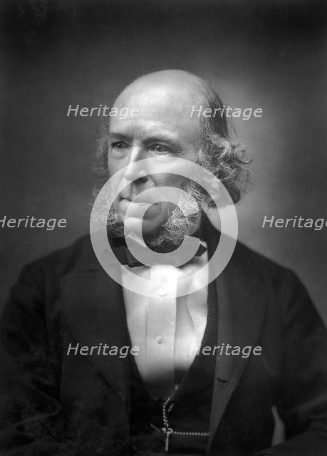 Herbert Spencer (1820-1903), late 19th century. Artist: Unknown