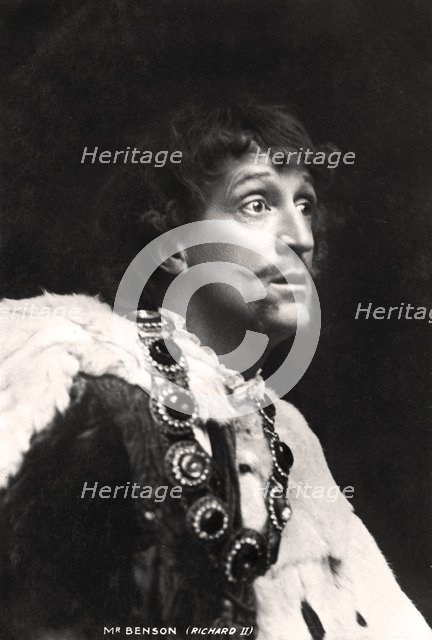 Frank Benson (1858-1939), English actor and theatre manager, early 20th century.Artist: J Caswall Smith