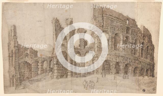 Ruins of the Coliseum in Rome, c. 1600. Creator: Unknown.