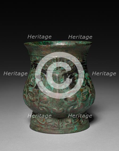 Zun: Ceremonial Vessel, c. 1023-900 BC. Creator: Unknown.