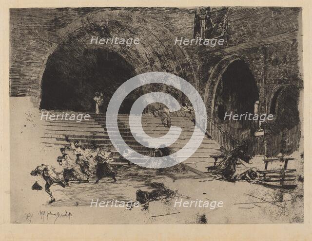 Un Miracle (A Miracle), 1874. Creator: Mose, Bianchi.