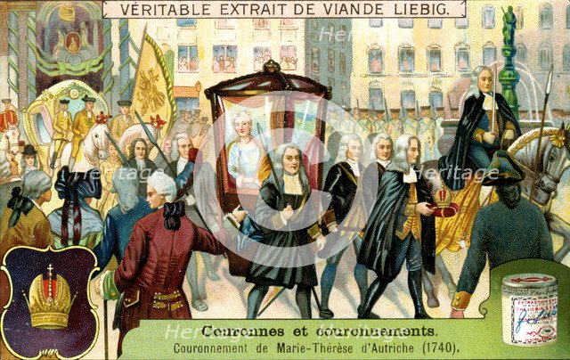 The Crowning of Maria Theresa of Austria in 1740, (c1900). Artist: Unknown