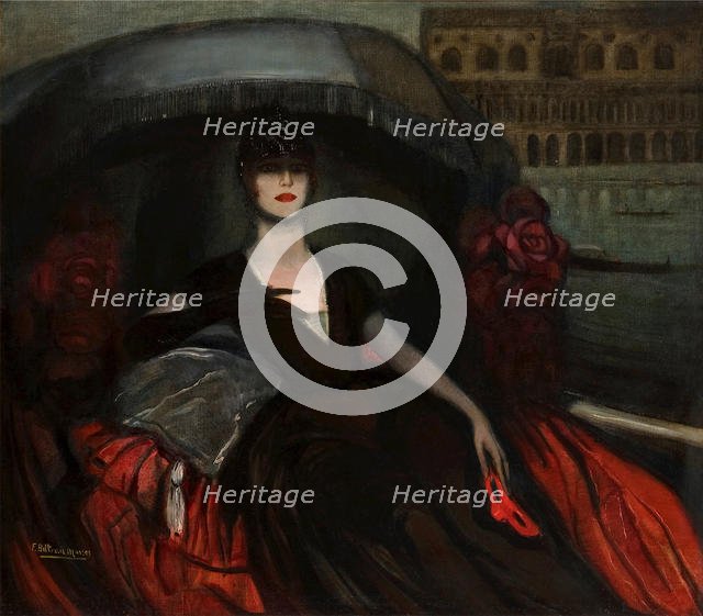 Lady Michelham, c. 1920. Creator: Beltrán Massés, Federico (1885-1949).