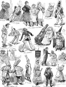 Fancy Dress Ball at the Brookwood Surrey Lunatic Asylum, 1881. Creator: Unknown.