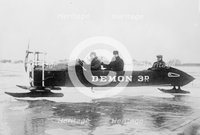 Ice Auto at Duluth, between c1910 and c1915. Creator: Bain News Service.