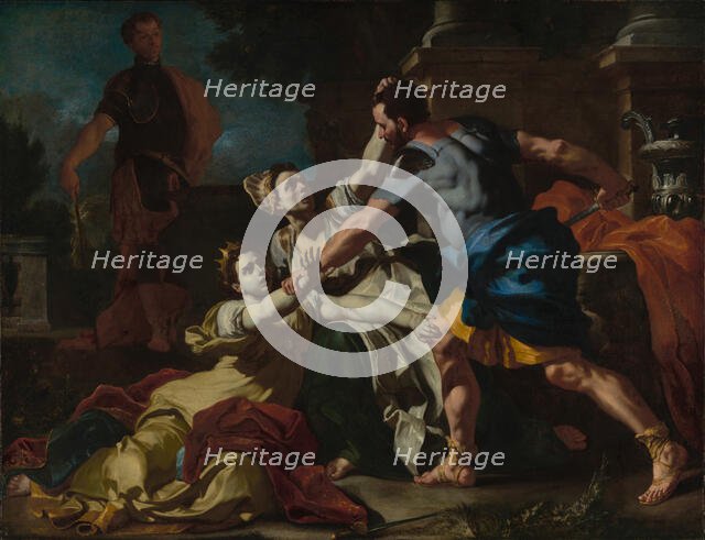 Death of Messalina, about 1704/1712. Creator: Francesco Solimena.