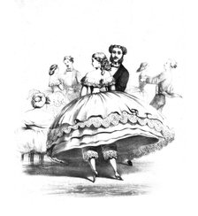 'Crinoline in the Ball Room', c1859. Artist: CJ Culliford.