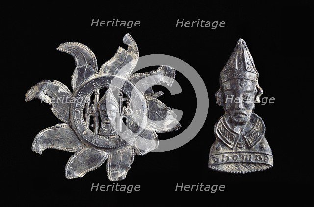 Pilgrim badge, Medieval period (Britain) (1066-1500). Artist: Unknown.