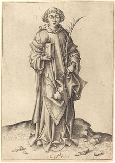 Saint Stephen. Creator: Israhel van Meckenem.