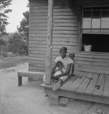 Untitled, [children on porch], between 1935 and 1942. Creator: Dorothea Lange.