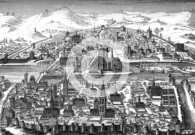 Paris, France, 1607.Artist: A Bisson