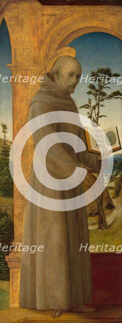 Saint Bernardino of Siena, c. 1495/1500. Creator: Vincenzo Foppa.