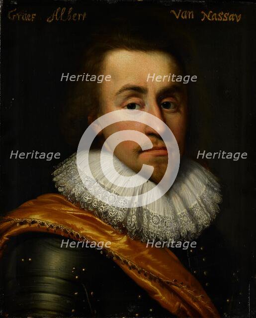 Portrait of Albert (1596-1626), Count of Nassau-Dillenburg, 1622. Creator: Workshop of Jan Antonisz van Ravesteyn.